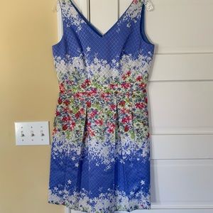 TAHARI Arthur Levine Floral Dress